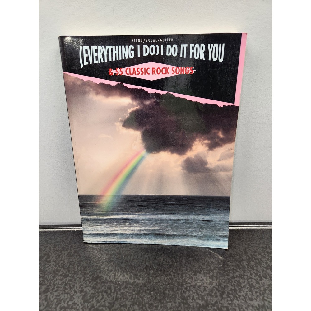 Warner Bros Everything I Do & 55 Classic Rock Songs Sheet Music Book Good